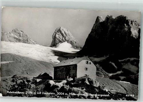 Adamekhütte 1956 Hüttenstempel