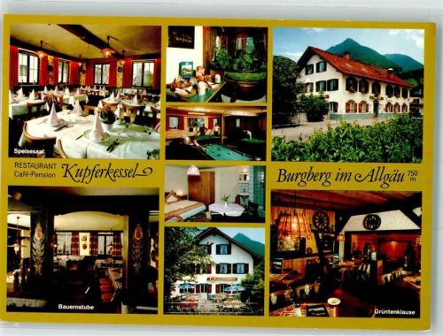 Burgberg Gasthaus Cafe Pension Kupferkessel