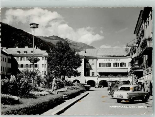 9900 Lienz Gebrauchsspuren Hotel Post Auto Hauptplatz