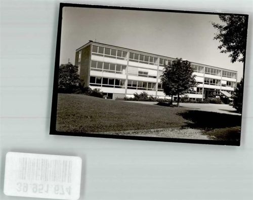 Muggensturm Schule Foto Original aus Archiv eines Ansichtskartenverlags Ort handschriftlich