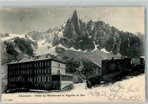 Chamonix-Mont-Blanc 1903 Hotel du Montanvert