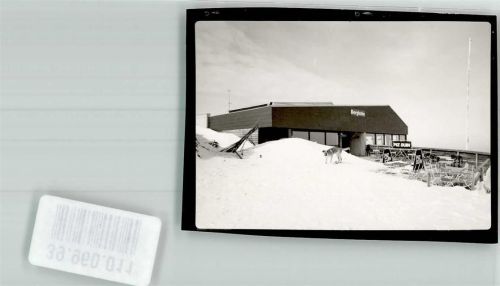 Hochries Gipfelhaus Gasthaus Ort handschriftlich Winter Foto Original aus Archiv eines Ansichtskartenverlags