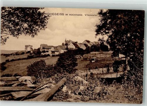 Hohegeiß 1913 Villenviertel Verlag Louis Glaser 9779