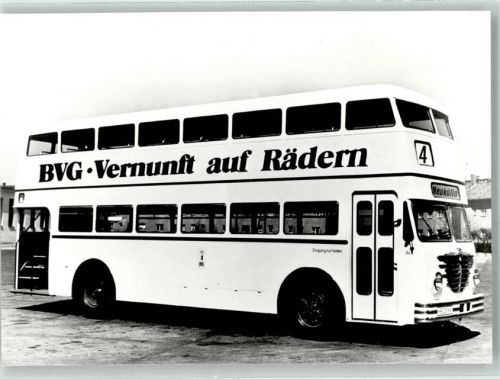 Doppeldecker Linie 4 Neukölln