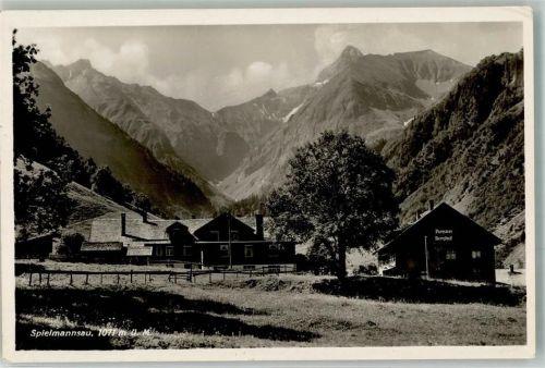 Spielmannsau 1935 Pension Berghof