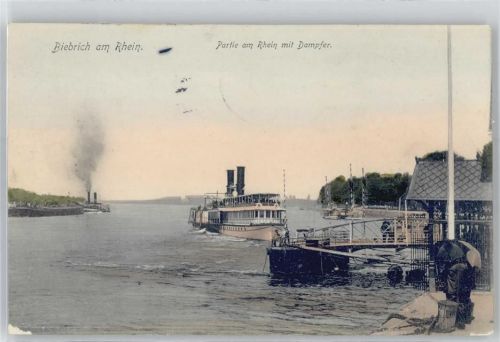 Biebrich Rheinpartie, Dampfer