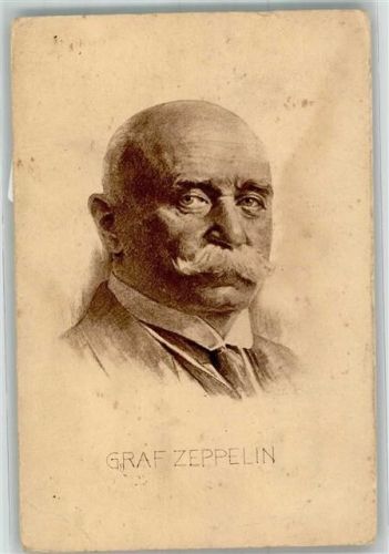 1915 Portrait des Luftschiffpioniers Künstlerkarte Feldpost WK I Sonneberg