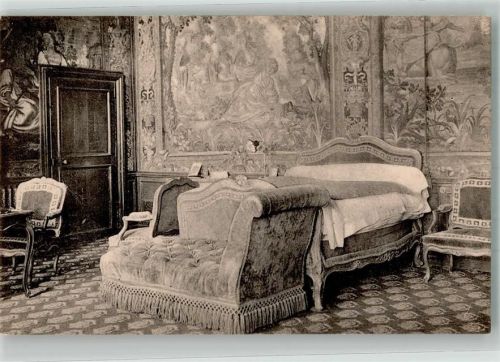 Schlafzimmer d. Fürsten v. Monaco im Schloss Marchals