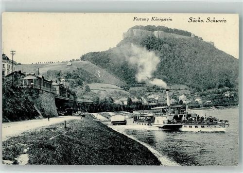 Königstein Raddampfer Festung