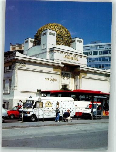 Wien Secession Ausstellungsgebäude Friedrichstraße Omnibus Transporter