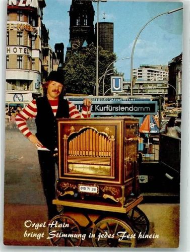 Charlottenburg Orgel Hain Kurfürstendamm Kaiser-Wilhelm-Gedachtnis-Kirche