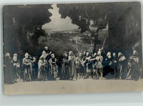 Oberammergau 1910 Nrr 4 Gefangennahme Opernszene