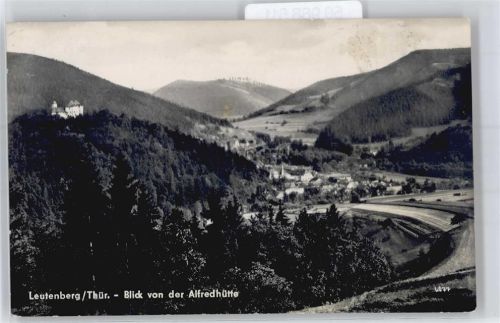 Leutenberg Blick von der Alfredhütte