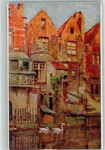 Bruges sign. van Acker, Flori Pont des Baudets