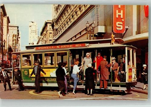 San Francisco Cable Car on Turnable