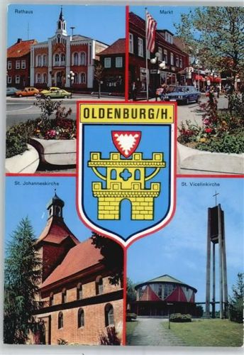 23758 W2440 Oldenburg - St.Johanneskirche Markt AKU1