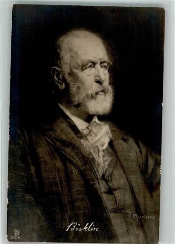 Porträt von Böcklin, Arnold : von Fritz Rrumpf