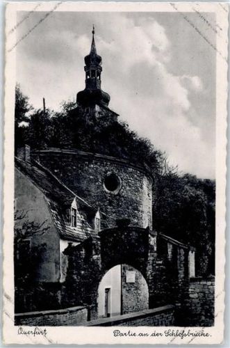 Querfurt Partie an der Schloßbrücke