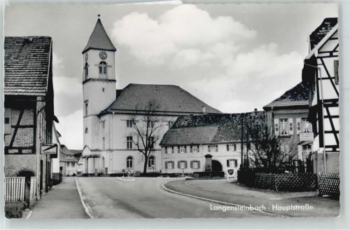 Langensteinbach Hauptstrasse , Marke entfernt