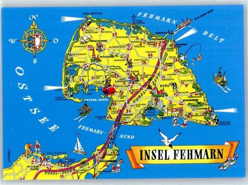 Fehmarn Übersichtskarte
