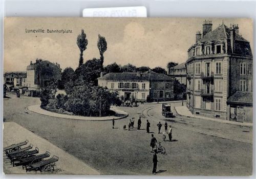 Luneville Bahnhofplatz