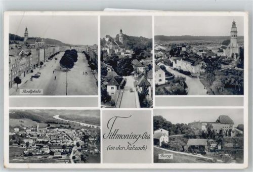 Tittmoning Stadtplatz, Burg, Kirche
