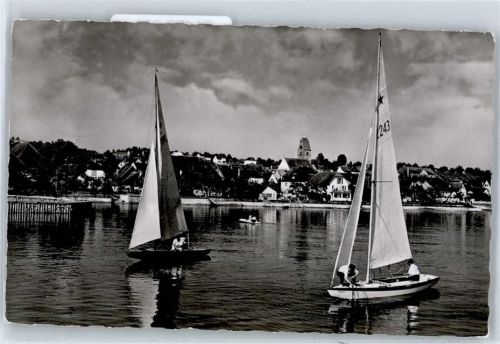 Hagnau Teilansicht, Segelboote