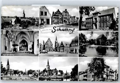 Schüttorf Föhnstraße, Evangelische Schule, Wassermühle, Marktplatz, Kirche, Schwimmbad, Vechtepartie, Annaheim