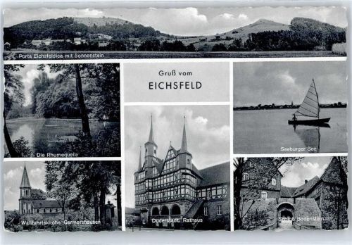 Germershausen Rhumquelle, Wallfahrtskirche, Rathaus, Seeburger See, Schloss