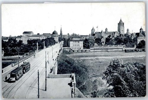 Posen Theaterbrücke, Strassenbahn