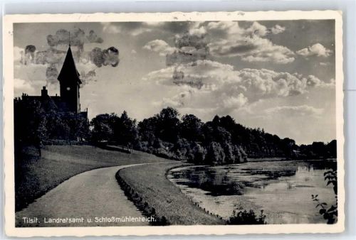 Tilsit Landratsamt, Schloßmühlenteich