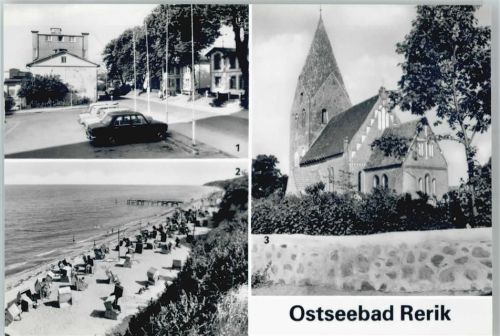 18230 O2572 Ostseebad Rerik - Kurhaus, Strand, Kirche