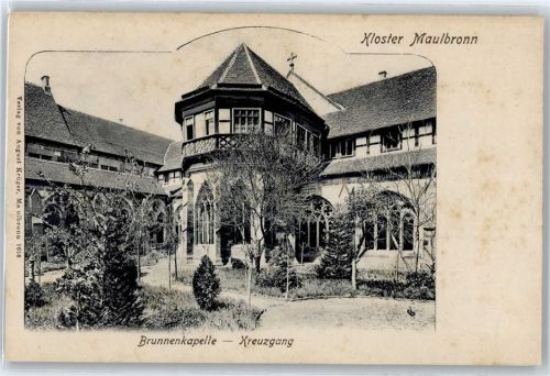Maulbronn Kloster Maulbronn, Brunnenkapelle, Kreuzgang