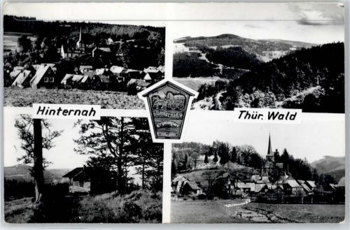 Hinternah Kirche, Ortsansicht, Thüringer Wald