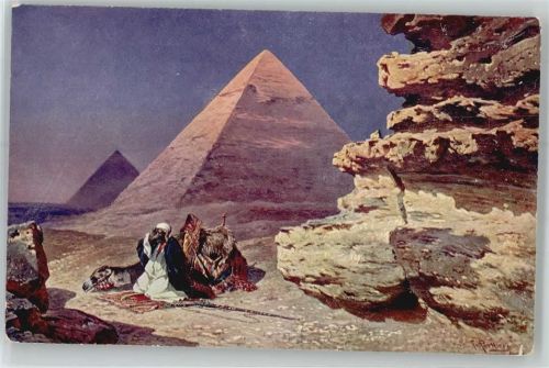 Gizeh Pyramide von Gizeh sign. F.Perlberg