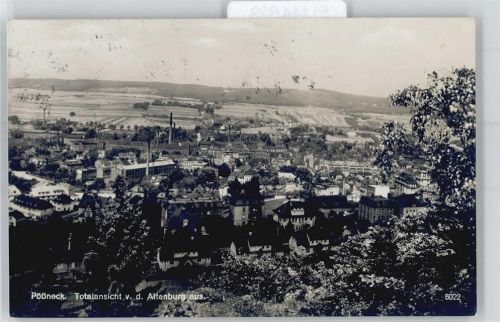 Pößneck Blick von der Altenburg aus