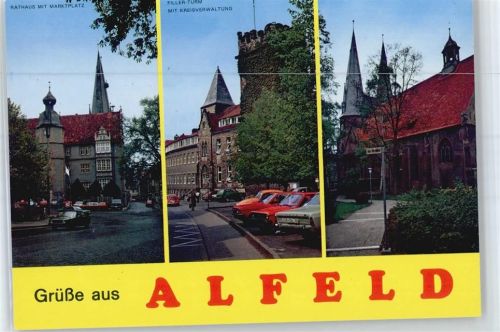 31061 W3220 Alfeld (Leine) - Rathaus , Marktplatz