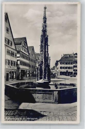 Rottenburg Marktplatz, Brunnen