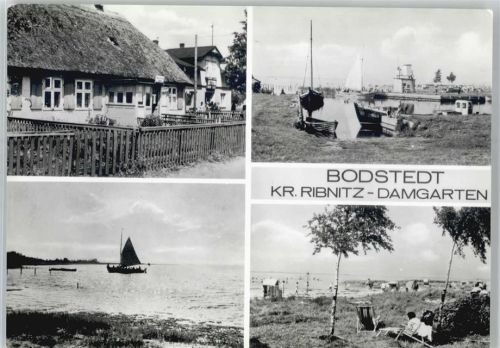 Bodstedt Fischerhaus, Strand, Fischkutter