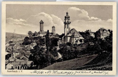 Auerbach Blick zur Kirche
