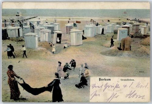 Borkum Strandleben, Nordseebad
