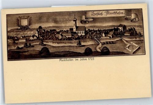 Marklkofen Schloß Marklkofen um 1723