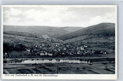 63925 W8761 Laudenbach , Unterfr - Odenwaldberge