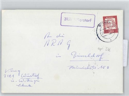 Wierstorf Landpoststempel