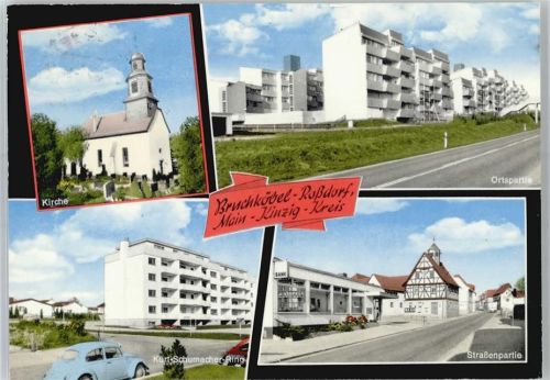 Bruchköbel Kirche, Kurt-Schumacher-Ring, Straßenpartie