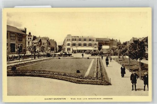 Saint-Quentin Vue sur les nouveaux Jardins