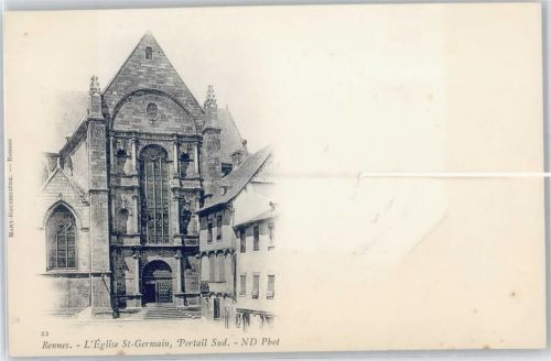 Rennes Eglise St-Germain, Südportal