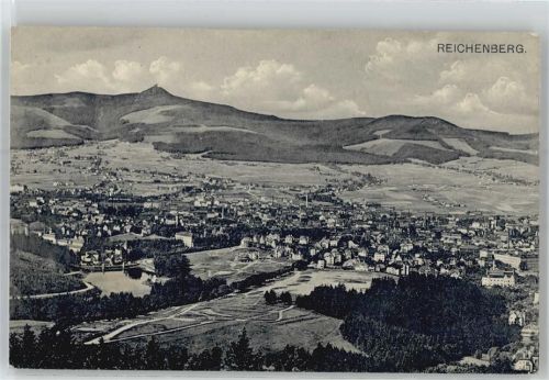 Liberec Blick auf die Stadt