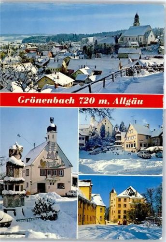 87730 W8944 Grönenbach , Allgäu - im Winter