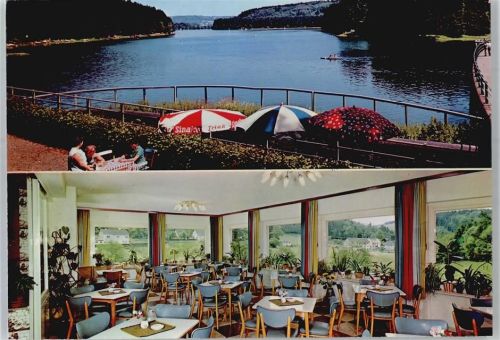51709 W5277 Marienheide - Café, Restaurant Waldfrieden, Lingesetalsperre